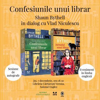 Shaun Bythell, faimosul librar scoțian, vine în România