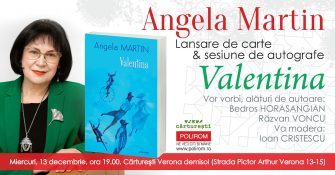 Lansare de carte și sesiune de autografe la Cărturești Verona demisol: Angela Martin, Valentina