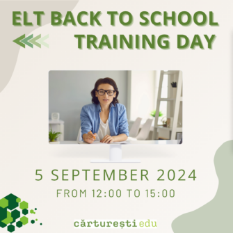 ELT Back to School Training Day 2024 – Cărturești Webinars