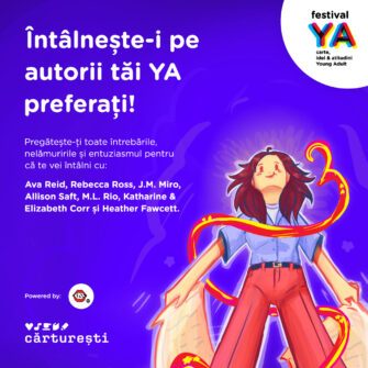 Întâlnește-i pe autorii tăi YA preferați la cea de-a cincea ediție FestivalYA