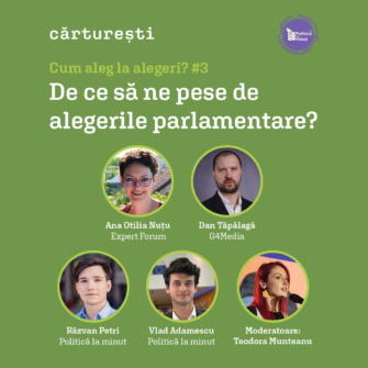 Cum aleg la alegeri? #3| De ce să ne pese de alegerile parlamentare?  | Invitații