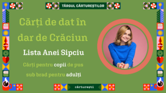 Cărți de dat în dar de Crăciun 🎁 Lista Anei Sipciu | Cărți pentru copii de pus sub brad pentru adulți