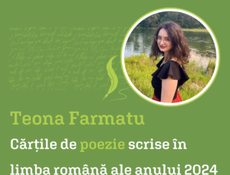 Teona Farmatu | Cărțile de poezie scrise în limba română ale anului 2024