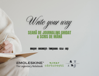 Write Your Way |  Vă invităm la o seară de journaling ghidat și scris de mână pentru claritate și planificare