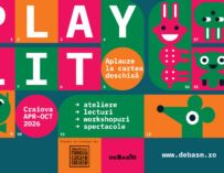 PlayLIT 2026: „Aplauze la cartea deschisă” aduce magia literaturii contemporane pentru copii la Craiova