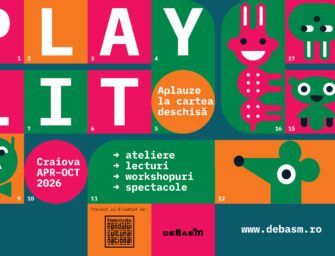 PlayLIT 2026: „Aplauze la cartea deschisă” aduce magia literaturii contemporane pentru copii la Craiova