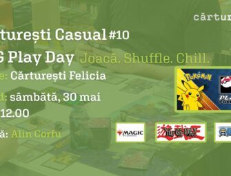Cărturești Casual TCG Play Day: gaming offline și timp analog, în fiecare săptămână, la Cărturești Felicia Iași