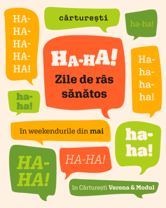 HaHa. Zile de râs sănătos la Cărturești Verona & Modul